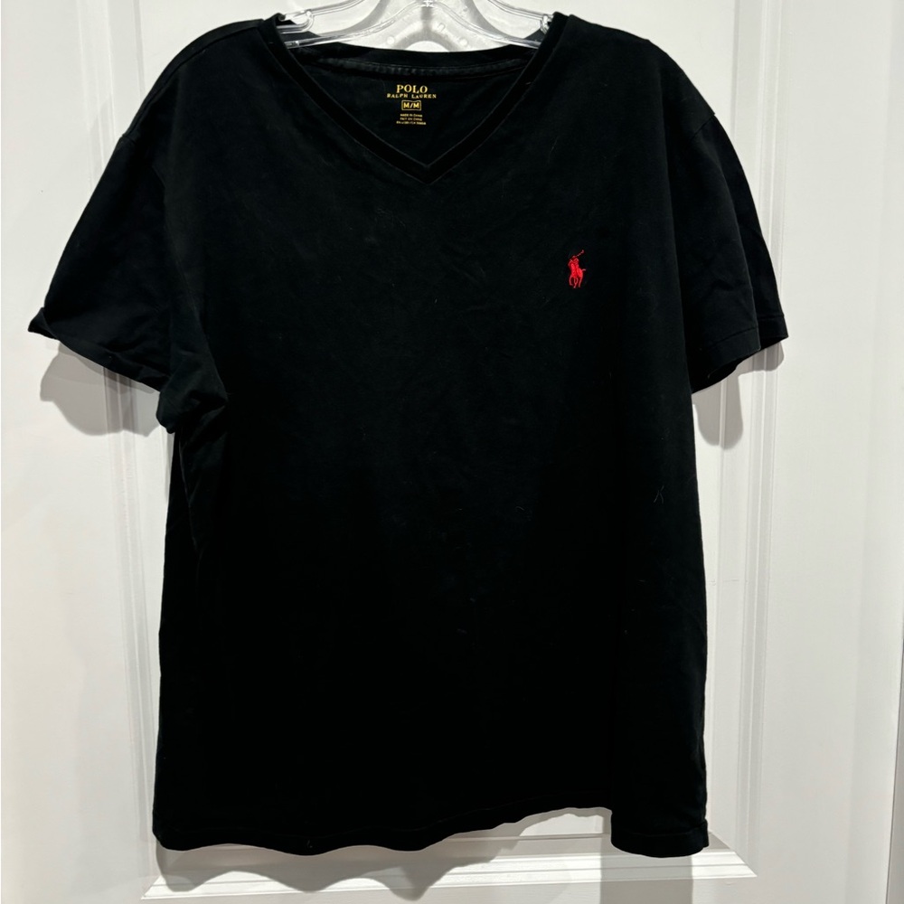 Polo Ralph Lauren Black T-Shirt, Sz M